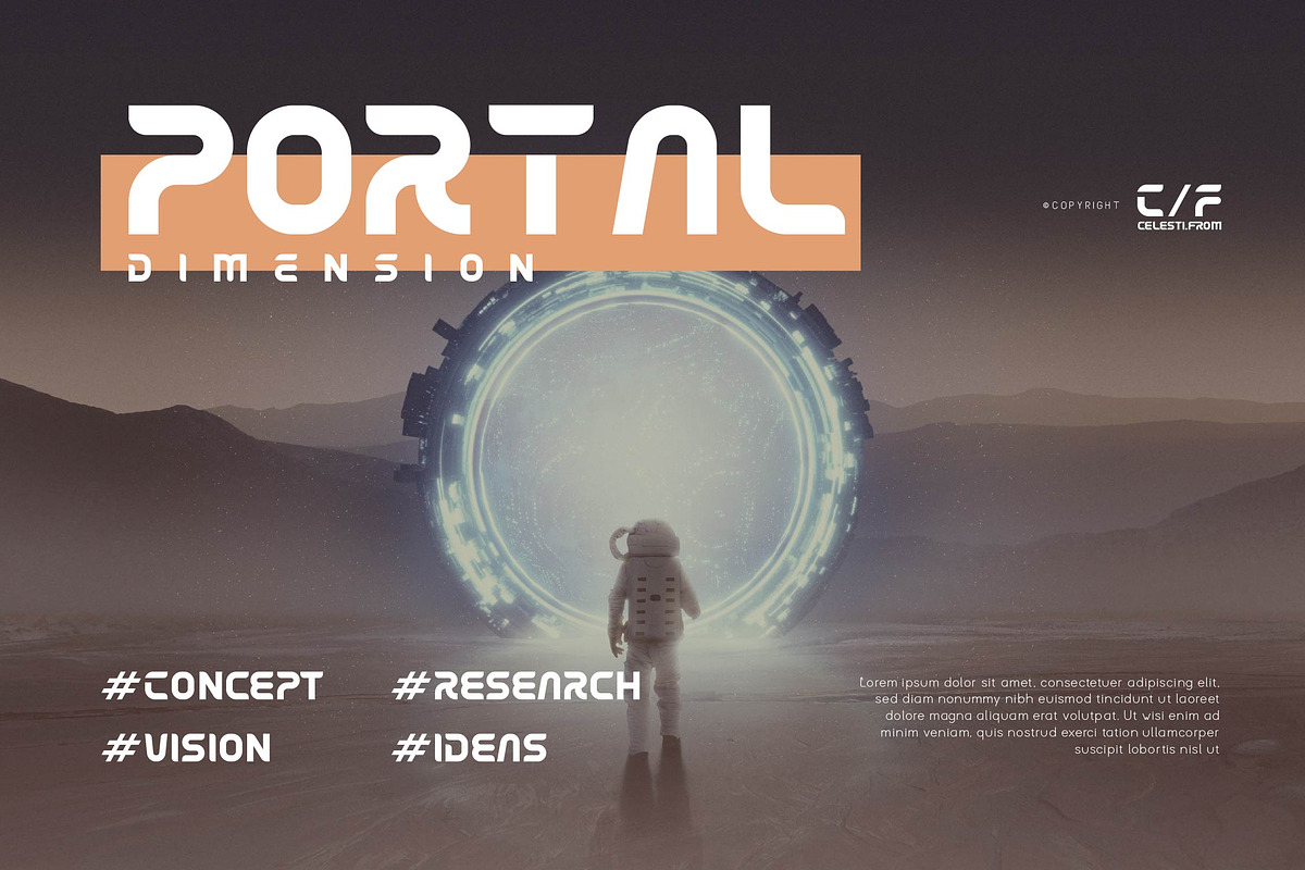 Celesti From | Modern Futuristic, a Sans Serif Font by Denustudios (Photo 6 of 13)
