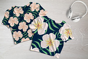 Plumeria flower patterns, a Pattern Graphic by Dasha_D (Thumbnail 3 of 4)
