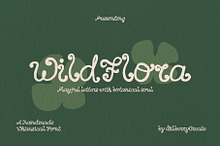 WildFlora - Playful Botanical Font