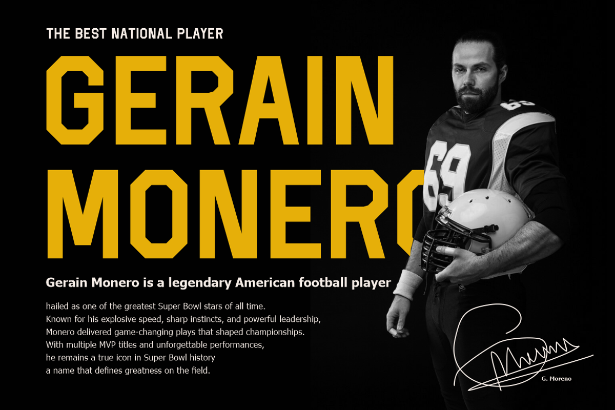 Super Touchdown - Superbowl Sport Fo, a Font by PutraCetol Studio (Photo 2 of 5)