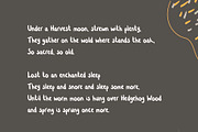 Hedgehog Hand Written Font, a Script Font by CreativeWilderness (Thumbnail 4 of 8)