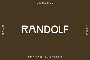 Randolf: Hand Drawn Sans Serif