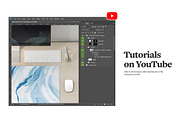 Desk Mat Mockup, a Graphic by rebrandy (Thumbnail 5 of 6)