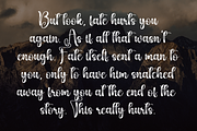 Autumn Birthday | Script Font, a Handwritten Font by Scratchones (Thumbnail 6 of 9)