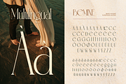 Bemine, a Serif Font by Burntilldead (Thumbnail 11 of 12)