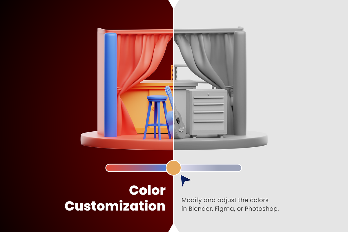 3D Theater Icons, a 3D by Flat Icons (Photo 2 of 8)