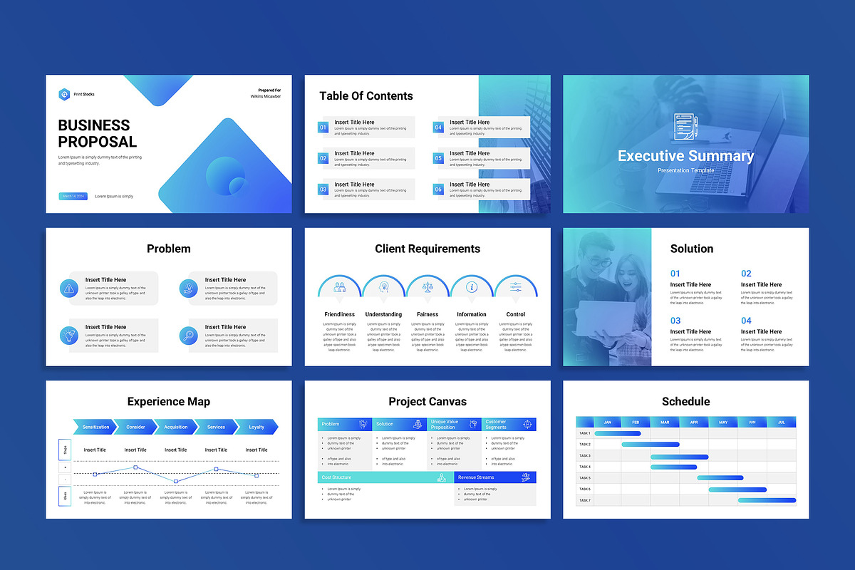 Business Plan PowerPoint Template, a Presentation Template by Spark_Creative (Photo 4 of 12)