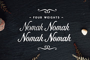 Nomah Semibold + Bonus, a Script Font by Nicolas Fredrickson (Thumbnail 3 of 5)