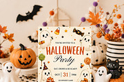 Cute Ghost Halloween Invitation, an Invitation Template by Arslan (Thumbnail 4 of 5)