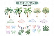 Watercolor Dinosaur Adventure Set, an Illustration by TatiMockup (Thumbnail 5 of 7)