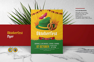 Oktoberfest Party Invitation Flyer