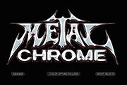 Metal Chrome Text & Logo Effect, a Layer Style Add-On by Design Squad (Thumbnail 1 of 6)