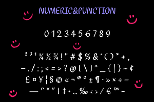 Smiley Face Font