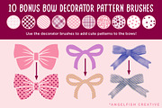 Coquette Bow Procreate Brush Set, a Brush Add-On by AngelfishCreative (Thumbnail 10 of 10)