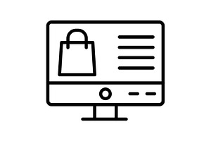 Ecommerce Line Icon, an Icon by Pexelpy
