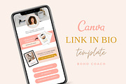 Canva Link In Bio Template | Coach, a Landing Page Template by Ciera Design Templates (Thumbnail 2 of 10)