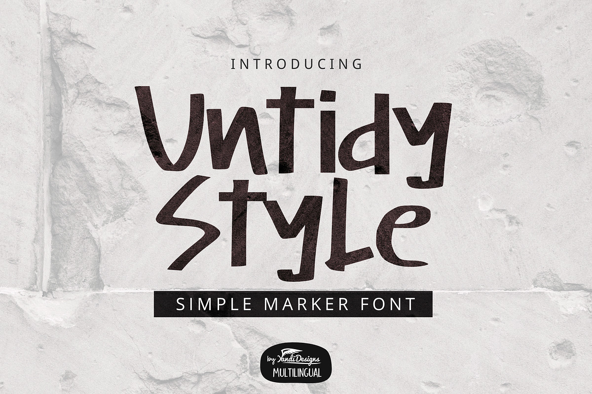 Untidy Style Font