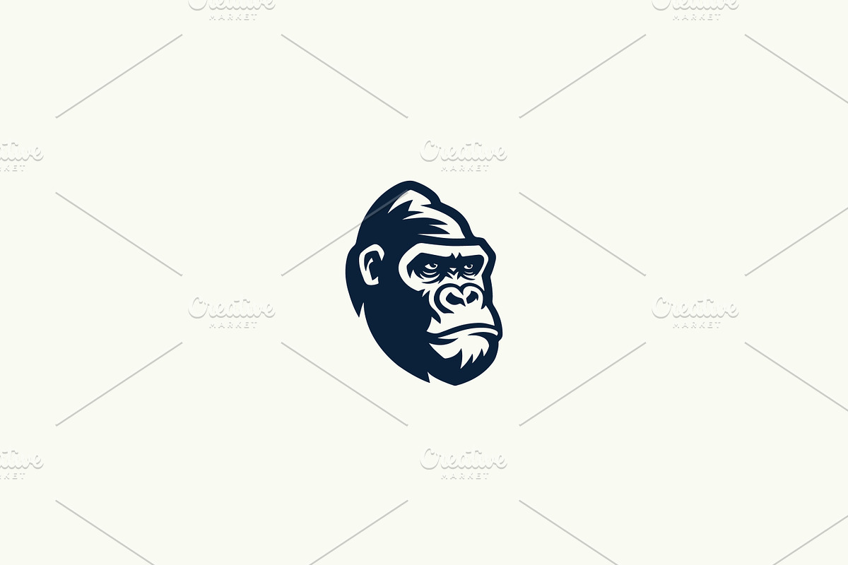 Gorilla logo collection, a Branding & Logo Template by Team_Ultra_Graphics (Photo 7 of 9)