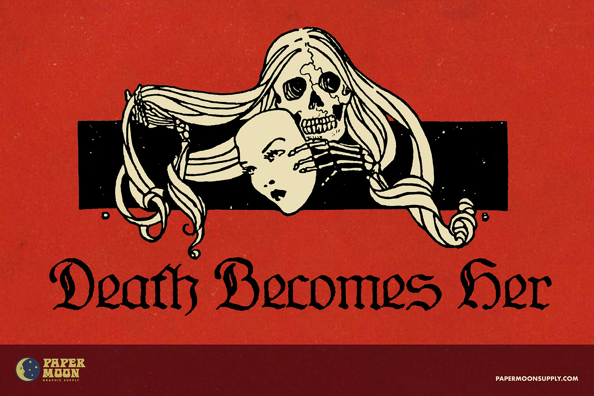 Krampus Blackletter Vintage Font, a Blackletter Font by Paper Moon Graphic Supply (Photo 5 of 5)
