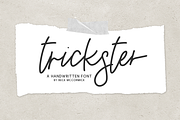 Trickster Script, a Handwritten Font by Beck McCormick (Thumbnail 1 of 10)