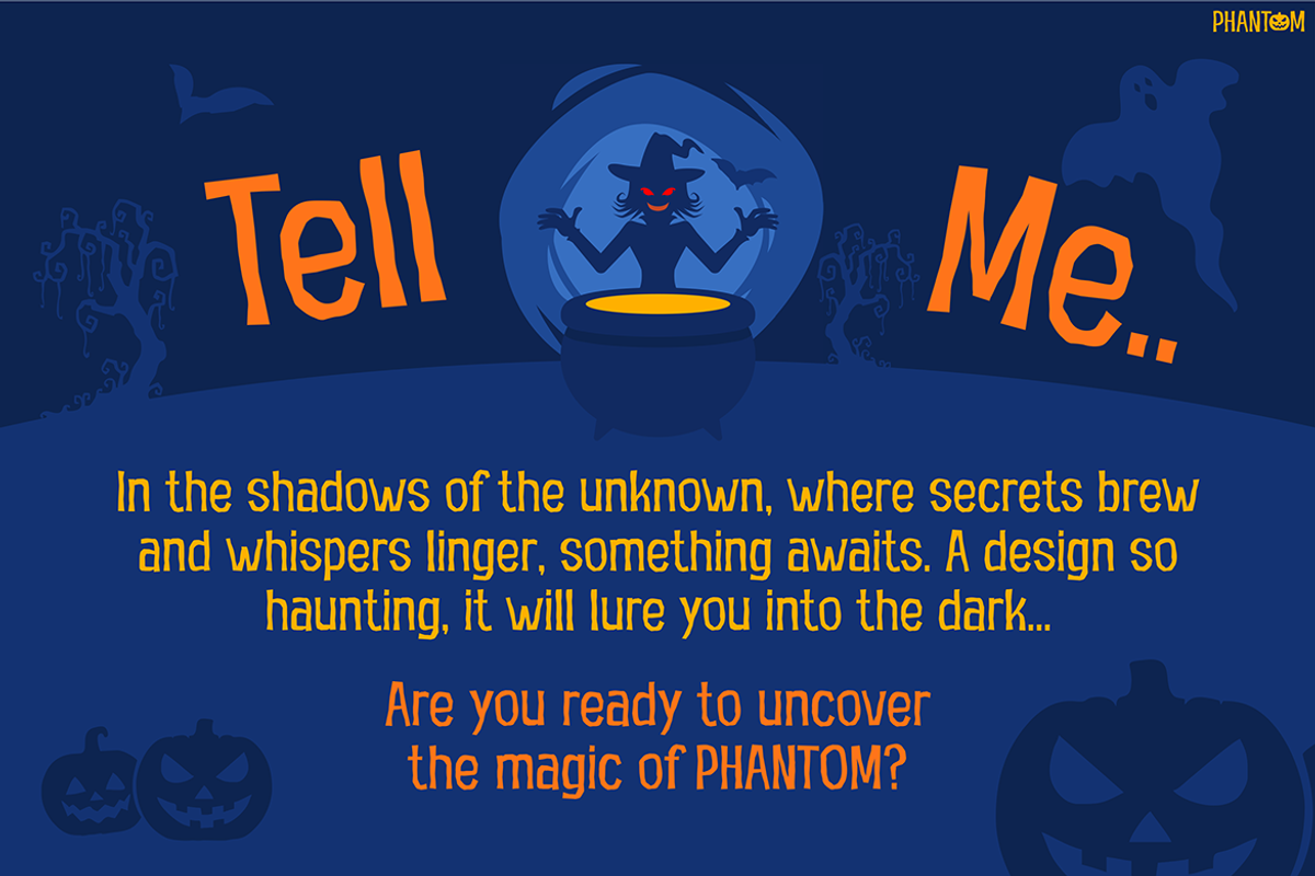 PHANTOM, a Font by Pinisi ART (Photo 9 of 10)