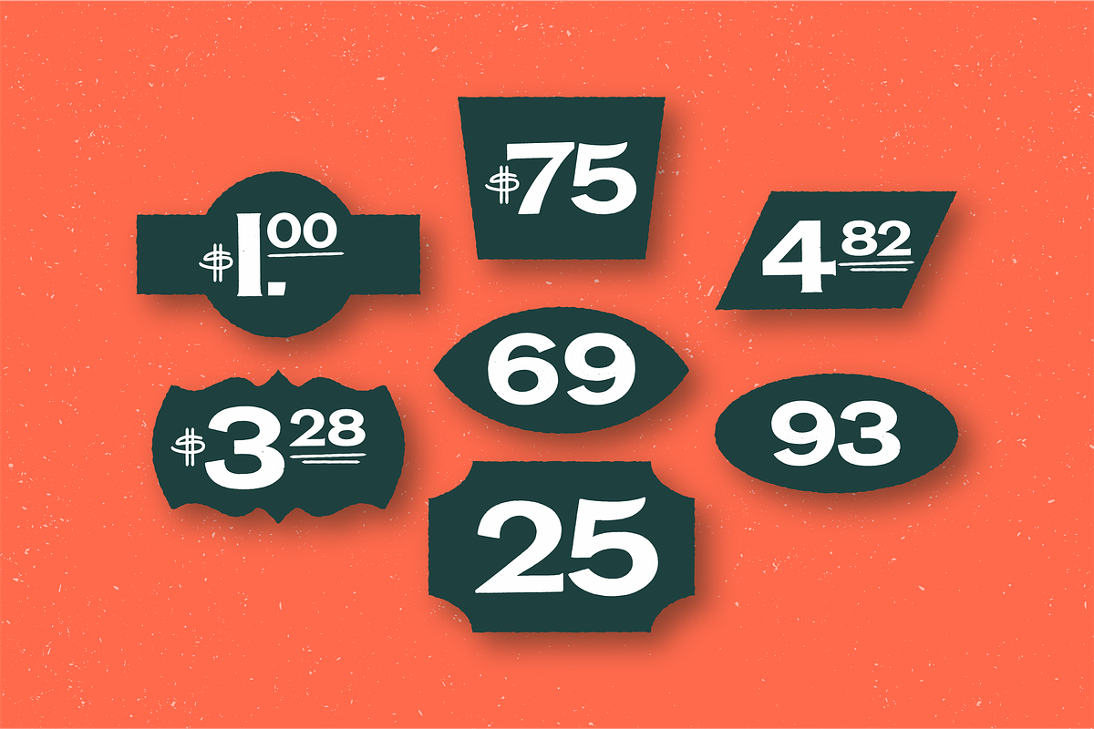 Vintage Numerals, a Graphic by Ormai (Photo 3 of 6)