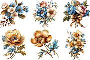 Spring Flower Clipart, an Illustration by Designking (Thumbnail 4 of 5)