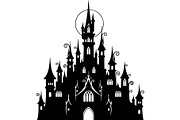 Fantasy Castle Silhouette, an Object Graphic by Creativeshirt (Thumbnail 3 of 20)