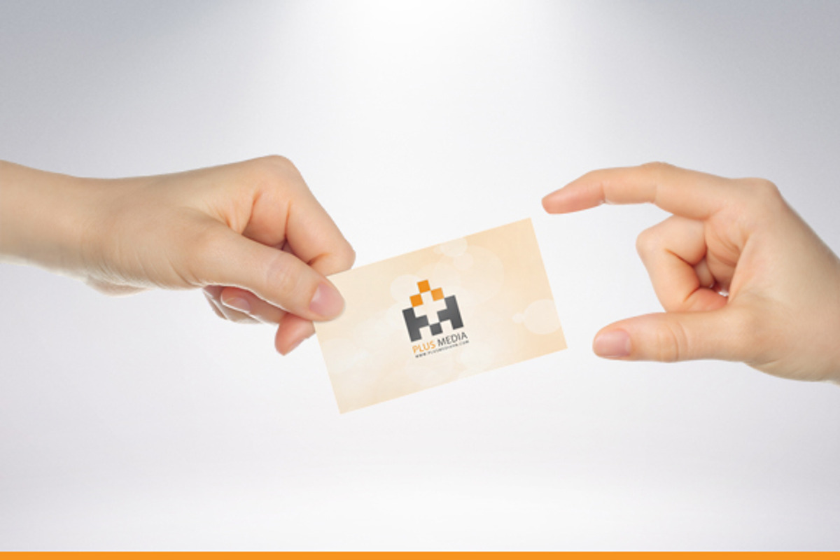 Business Card Mockup PSD, an Advertising Mockup by Plus Media (Photo 2 of 4)