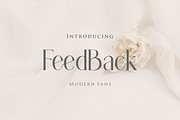 FeedBack Modern Sans, a Sans Serif Font by zamjumps (Thumbnail 1 of 11)