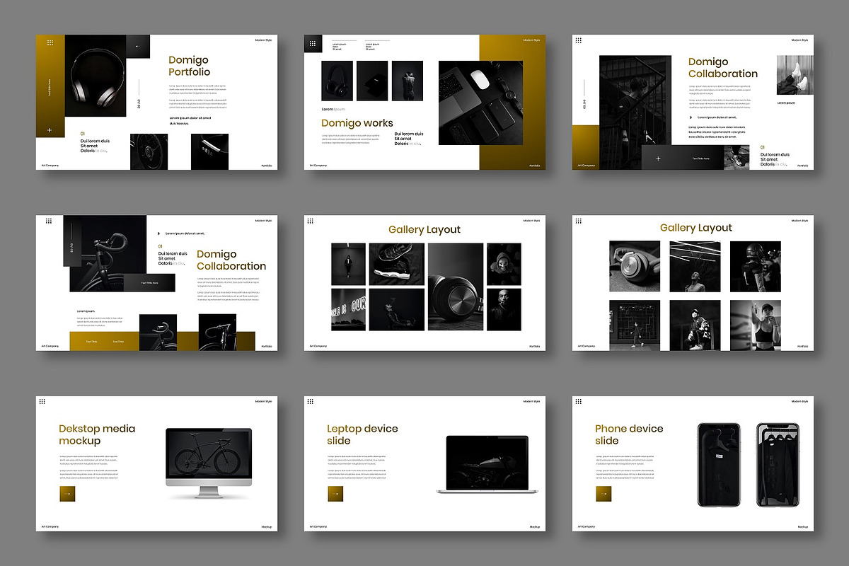 Domigo - Business Google Slide, a Presentation Template by Dens Creative Studio (Photo 4 of 6)