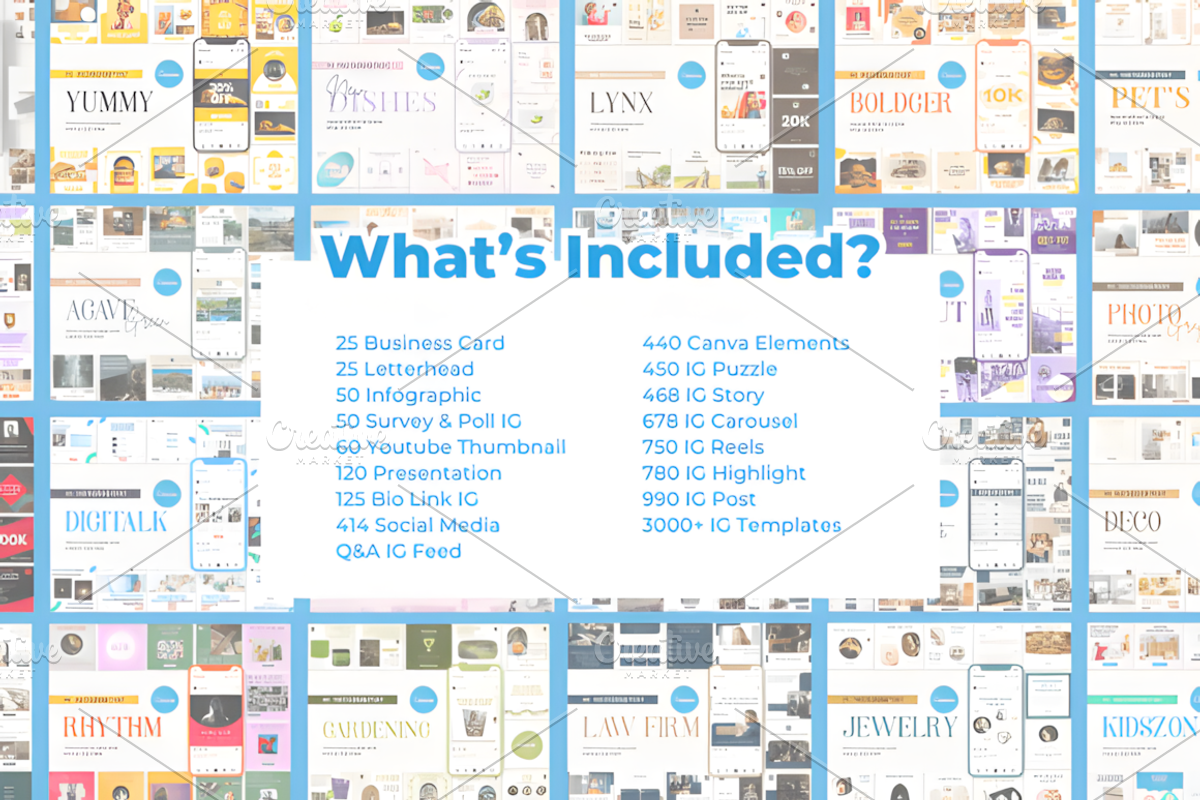 8400+ Social Media Canva Template, a Social Media Template by Coco Bloom (Photo 2 of 11)