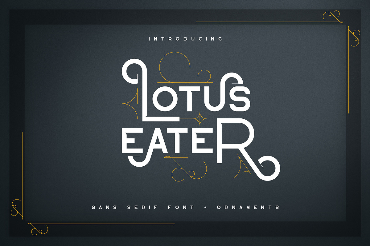 Lotus Eater - sans serif font