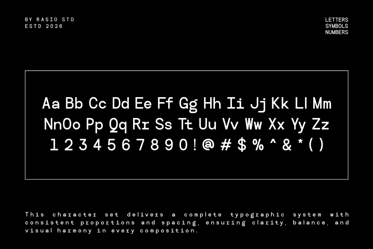 Codent Pro Modern Monospace Font, a Sans Serif Font by Rasio Studio (Photo 2 of 10)