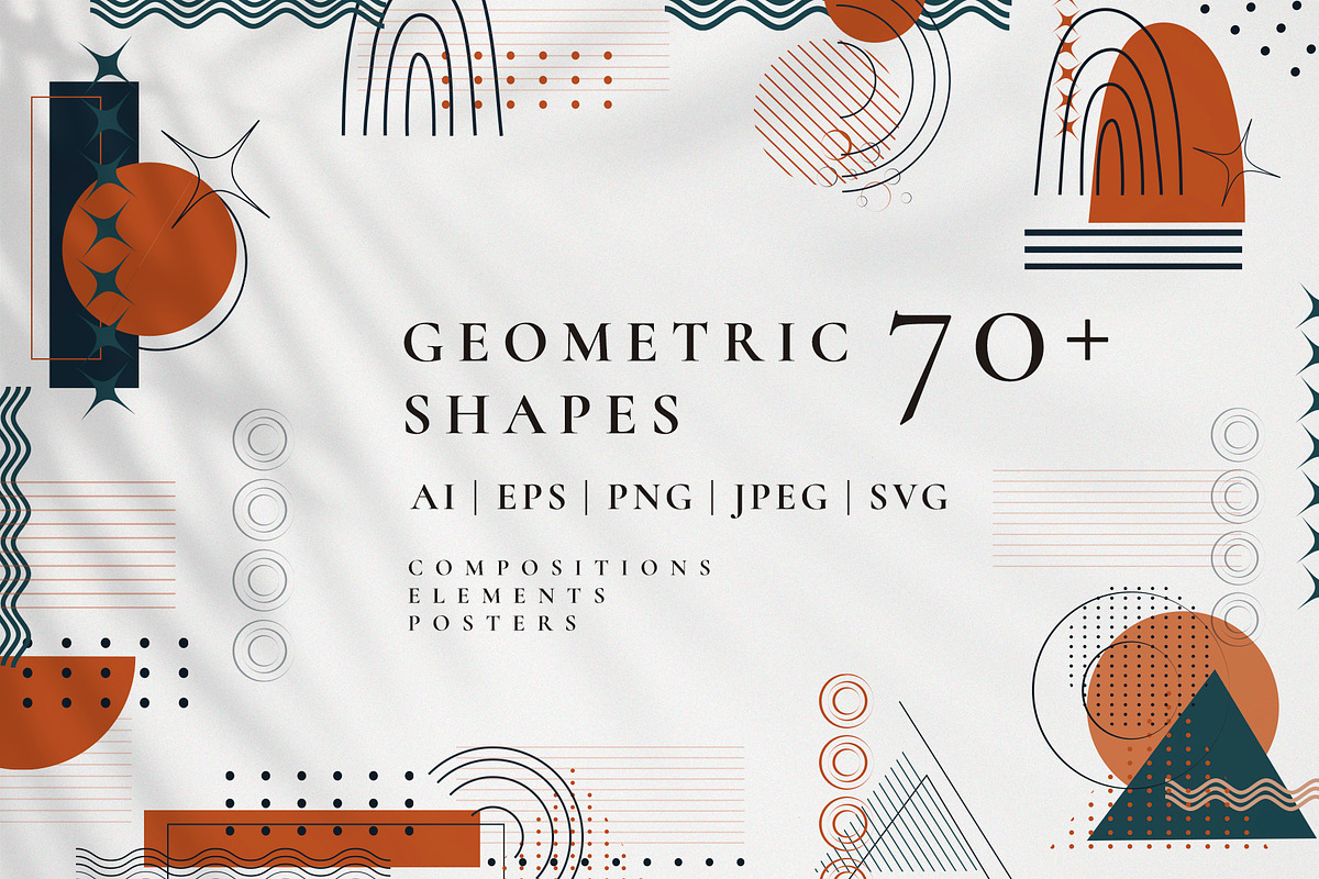 Art geometric: abstract shapes, an Object Graphic by Graphic Art (Photo 1 of 8)