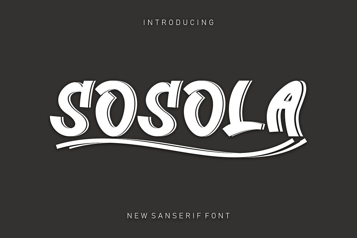 Sosola font, a Serif Font by VectorCraft (Photo 1 of 4)