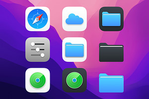 36 MacOS Styled Icons