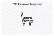 Chair Line Icons Set, an Outline Icon by Designfour (Thumbnail 6 of 7)