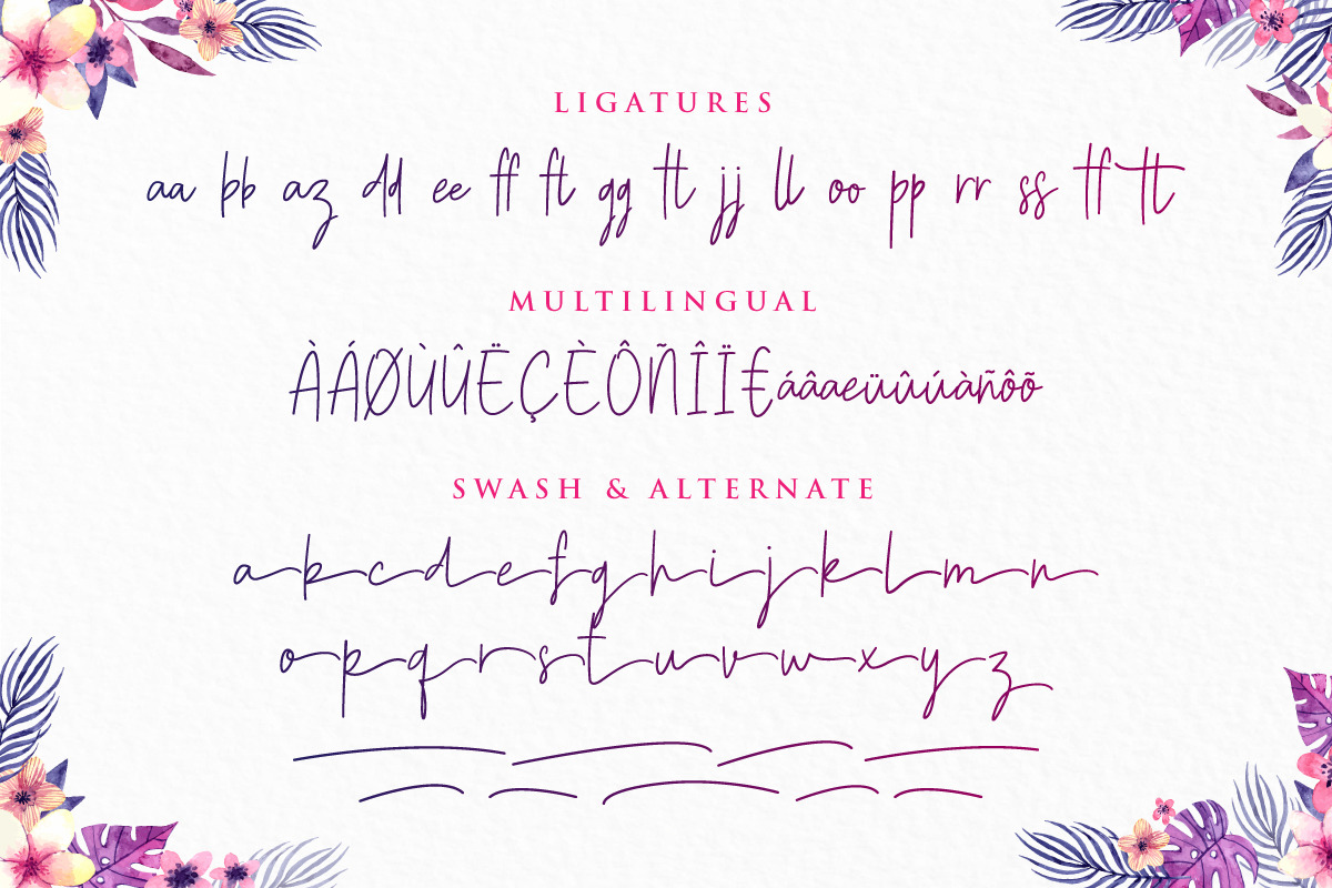 NEW!! Gasttula - 3 Font, a Script Font by Kang1993 (Photo 10 of 11)