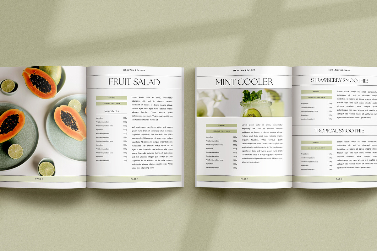 Health + Nutrition Challenge CANVA, a Magazine Template by Studio Loire (Photo 12 of 20)