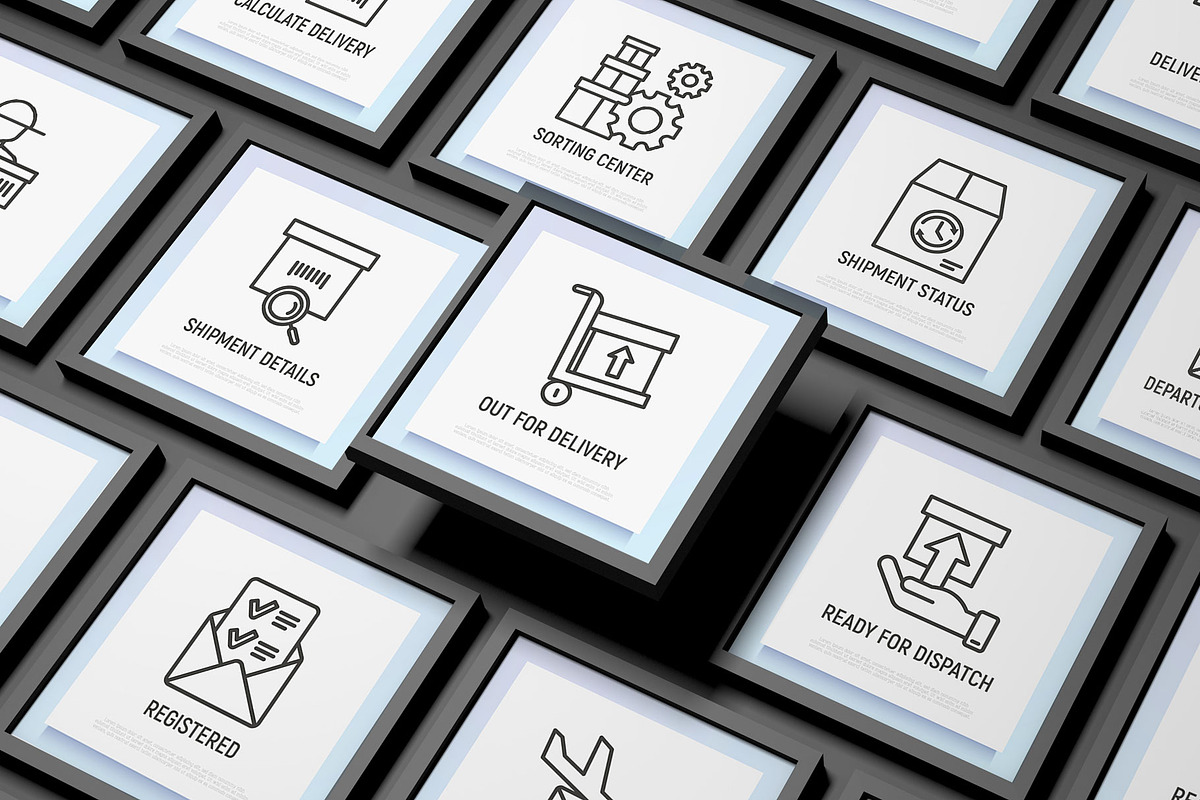Express Delivery | 16 Thin Line Icon, an Outline Icon by Alex Blogoodf (Photo 2 of 11)