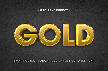 Gold Text Effect