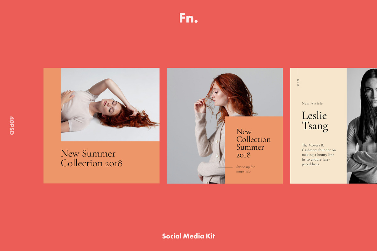 FN - Social Media Kit for Instagram, a Social Media Template by Simple and Nice (Photo 2 of 12)
