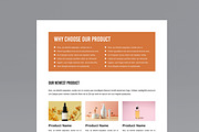 Product Sell Sheet Layout Template, a Flyer Template by MightyDesign (Thumbnail 4 of 8)