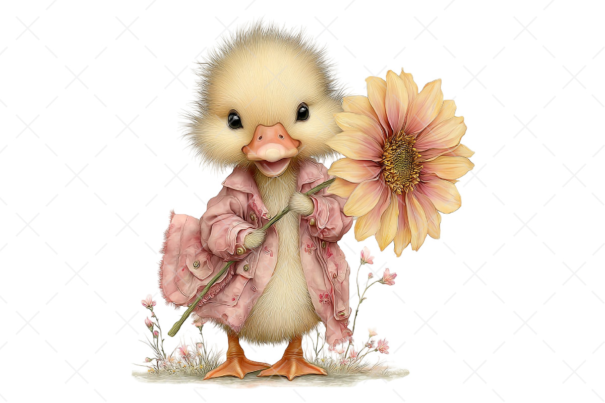 Summer Funny Ducklings Clipart, an Illustration by Craft Nest (Photo 10 of 12)