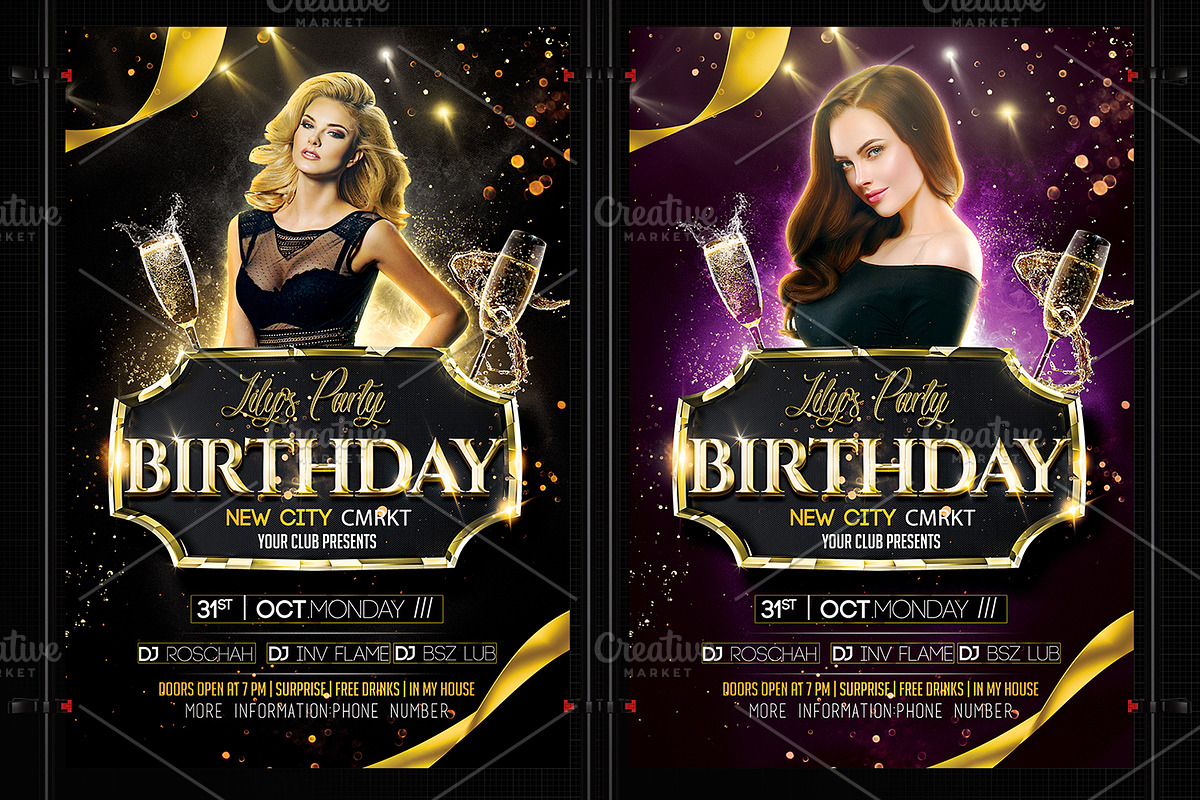 Birthday Flyer, a Flyer Template by Basez Flyers (Photo 1 of 5)