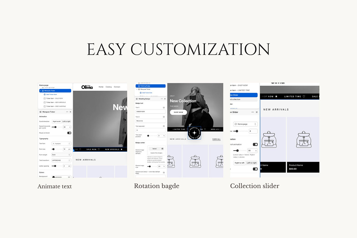 Fashion Shopify Theme, a Shopify Template by Cathy Cárcamo (Photo 4 of 5)