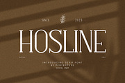 Hosline Modern Serif Font, a Serif Font by Perfectype (Thumbnail 1 of 10)