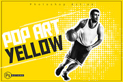 Pop Art Yellow Action, an Action Add-On by DuoFankaar (Thumbnail 7 of 8)