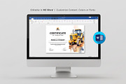 Equipment Operator Certificate, a Stationery Template by DesignDevisers (Thumbnail 9 of 10)